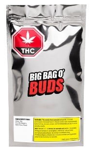 Big Bag O' Buds - Purple Cherry Punch Indica 28g - Image 2
