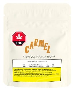 Carmel - Slurty3 Pure Live Resin 510 Thread Cartridge Indica 1g - Image 2