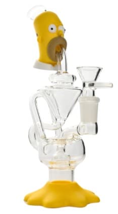 8" Arsenal Simpson Functional Glass Waterpipe