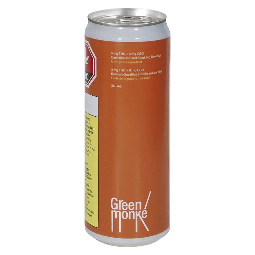 Green Monkey - Passionfruit & Orange Soda - Image 2