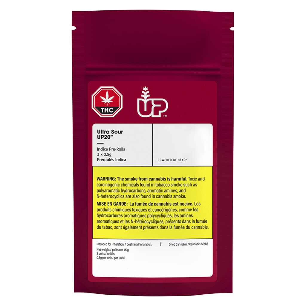 UP - Ultra Sour UP20 Pre-Rolls - Image 2