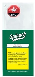 Spinach - Cocoa Mintz 510 Thread Cartridge Hybrid 1g - Image 2