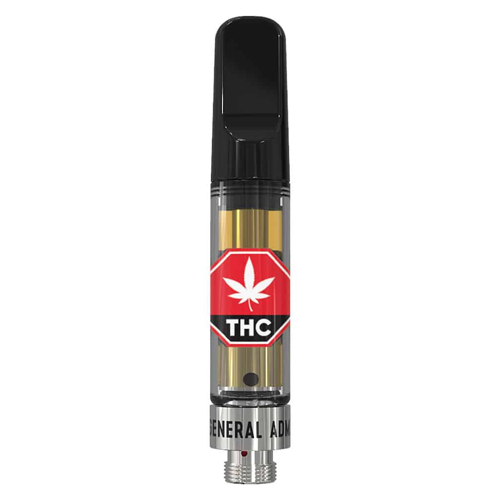 General Admisson - Rainbow Sherb Distillate 510 Thread Cartridge