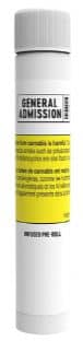 General Admission - Mango High-Chew Distillate Infused Pre-Roll Indica 1g