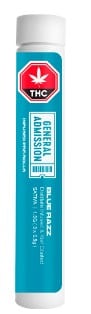 General Admission - Blue Razz Distillate Infused Pre-roll Sativa 3x0.5g