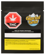 Glacial Gold - High THC Holiday Fruitquake 510 Thread Cartridge