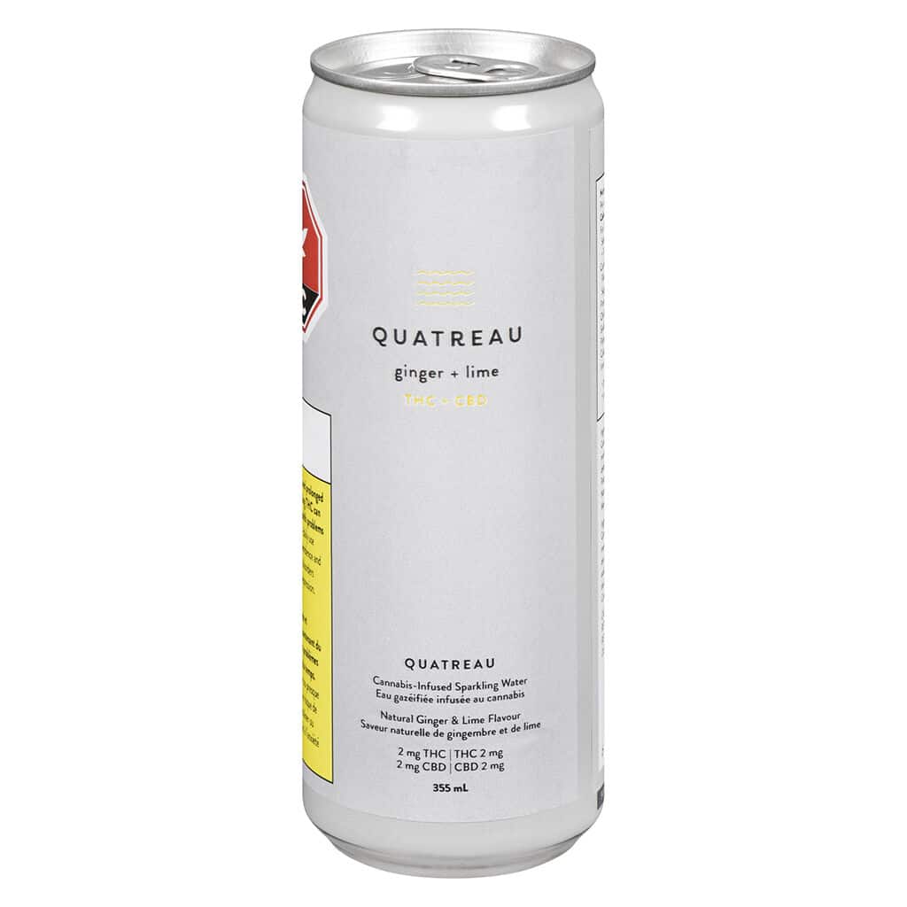 Quatreau - Lime & Ginger Sparkling Water