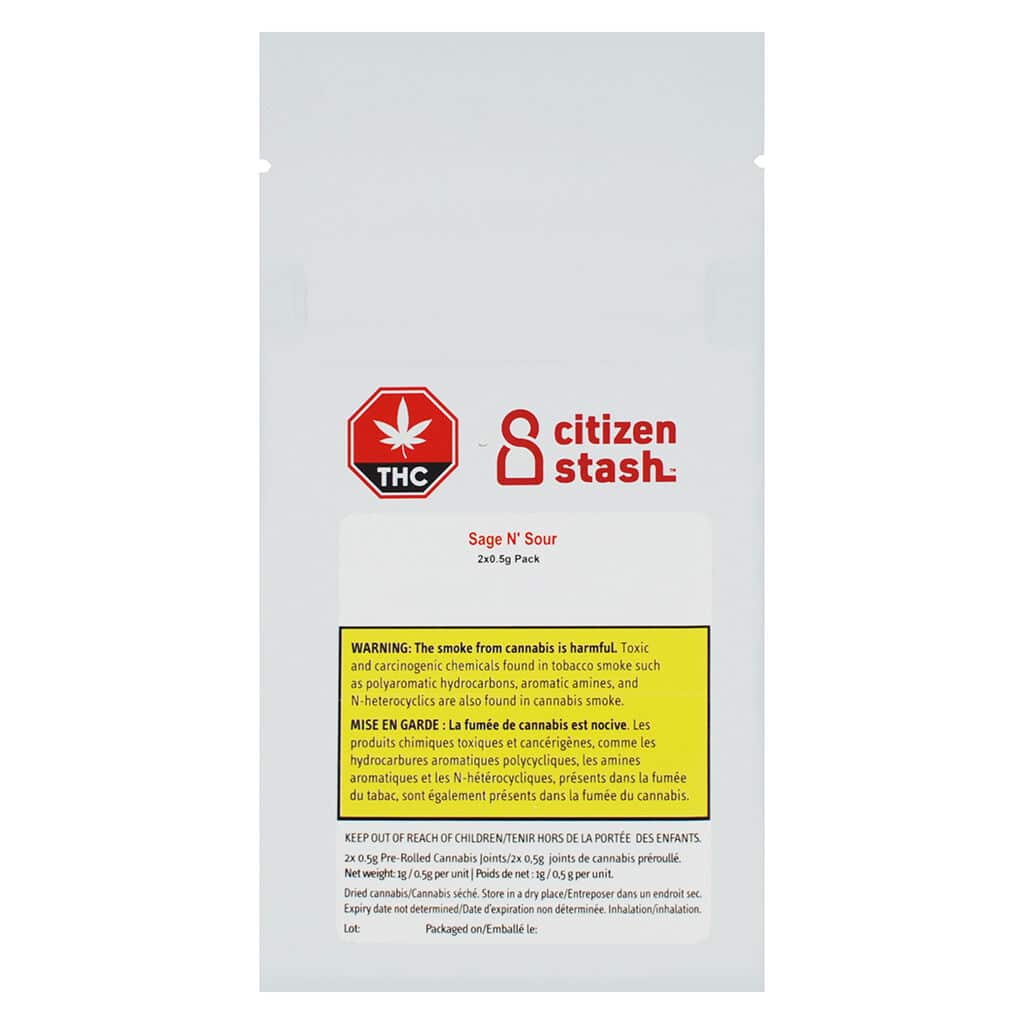 Citizen Stash - Sage N'Sour Pre-Roll - Image 2