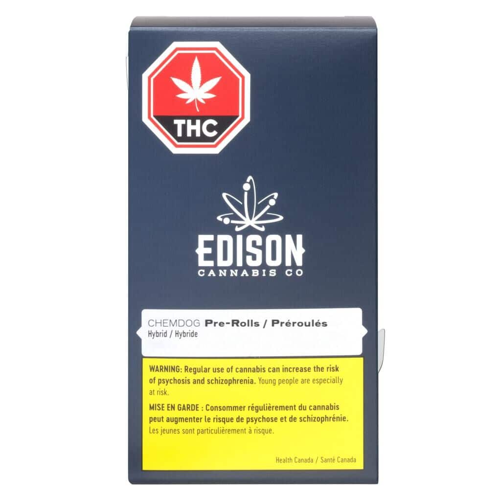 Edison Cannabis Co - Chemdog Pre-Roll