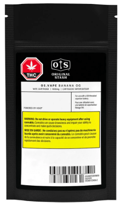 OS. VAPE - Banana OG 510 Cart - Image 2