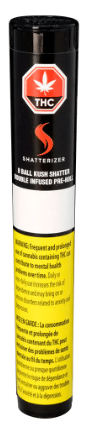 Shatterizer- 8 Ball Kush Shatter Double Infused Pre-Roll