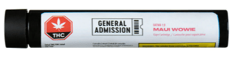 General Admission - Maui Wowie Sativa 1:0 510 Thread Cartridge Sativa 0.95g