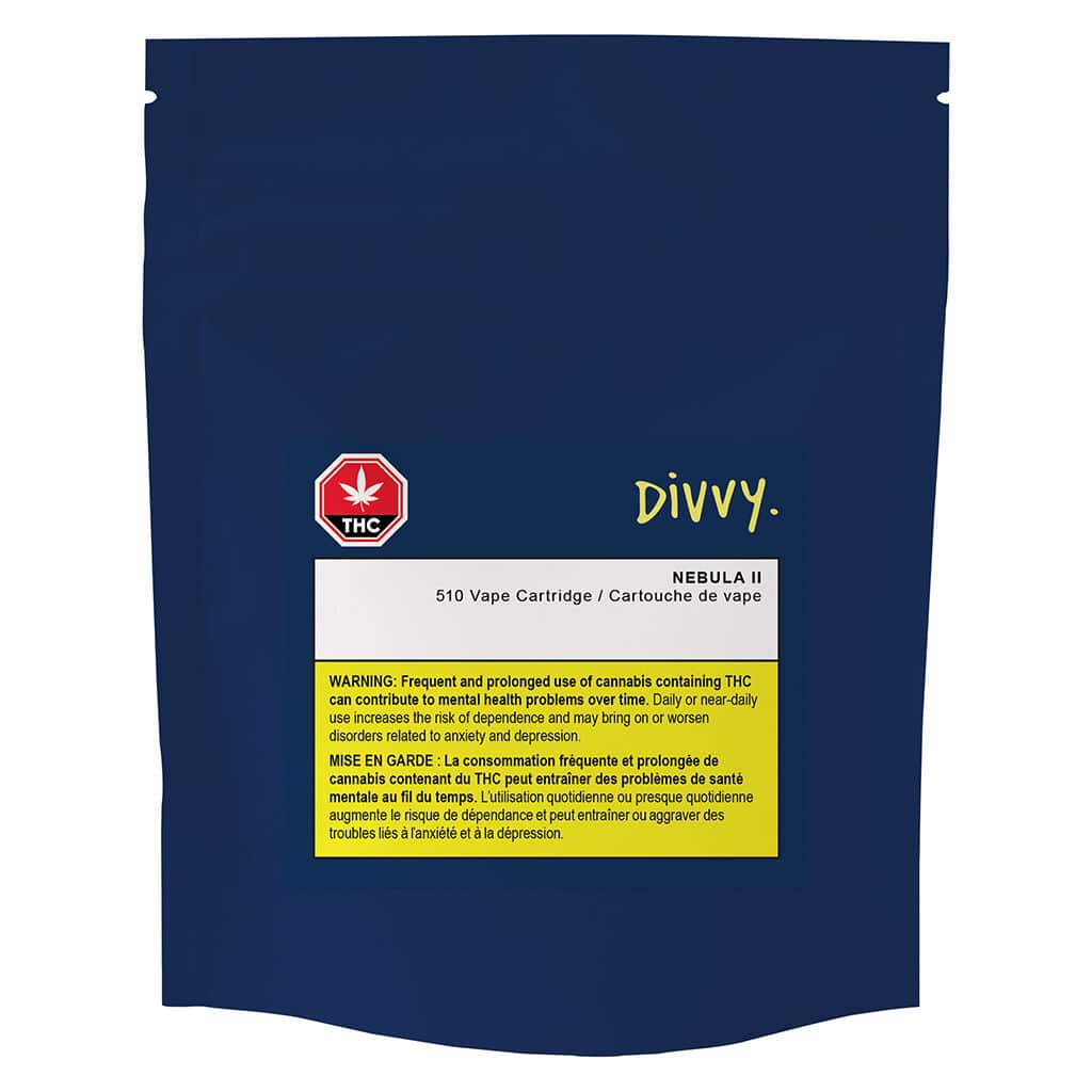 Divvy - Nebula II CBD 510 Thread Cartridge CBD 1g - Image 2