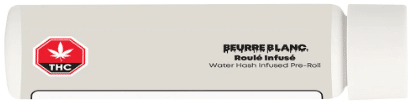 Beurre Blanc - Roulé Infusé- Water Hash Infused Pre-Roll