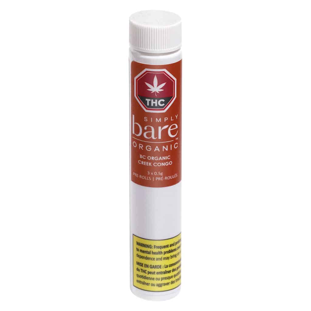 Simply Bare - BC Organic Creek Congo Pre-Roll - Image 2