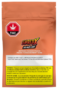 SHRED X - Mother Pucker Peach 510 Thread Cartridge Hybrid 0.95g