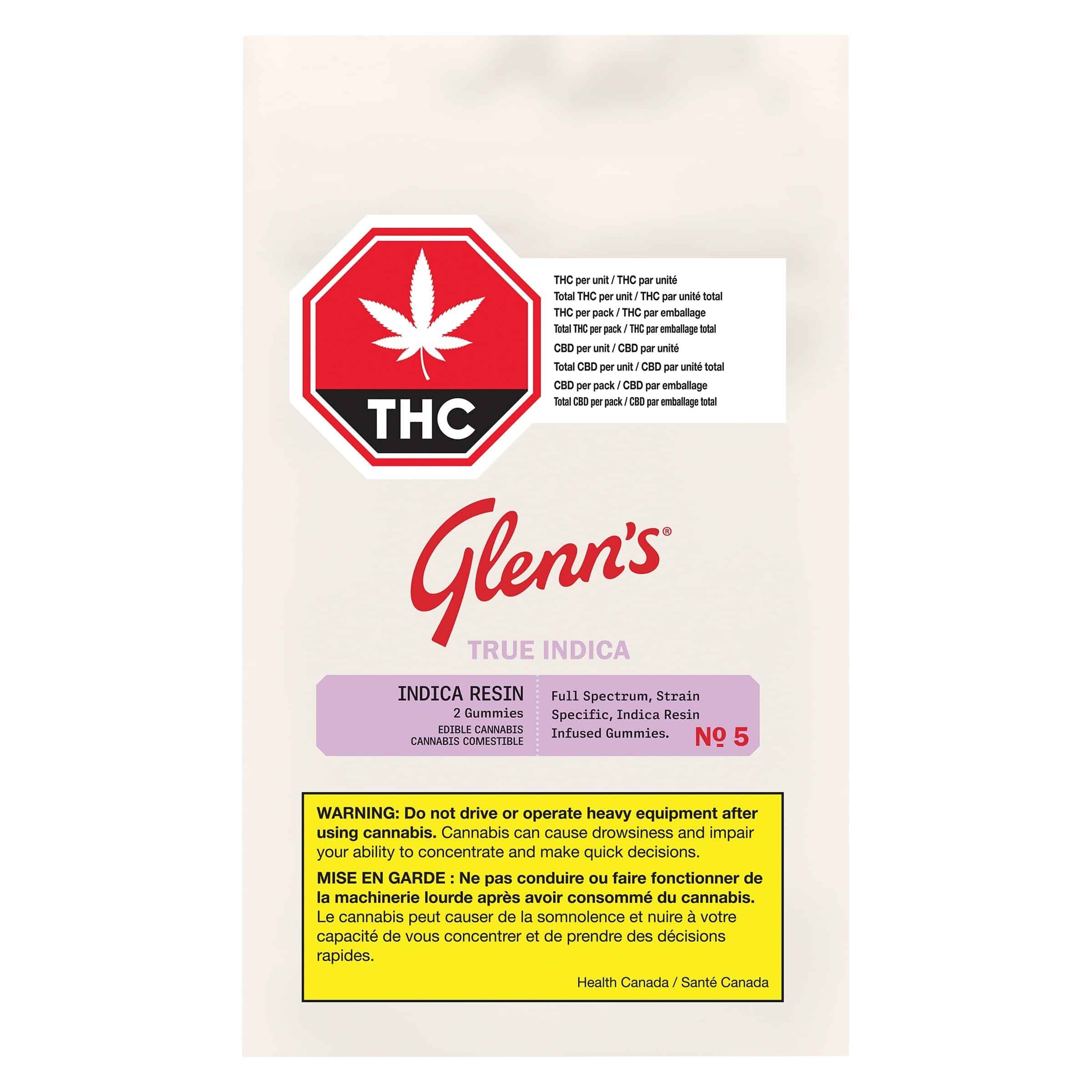 Glenn's - No.5 True Indica Resin - Triple Flavoured White Freeze Indica 2 pack - Image 2