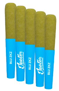 Jeeter - Baby Jeeter Infused Blue ZKZ Pre-Roll Indica 5x0.5g - Image 2