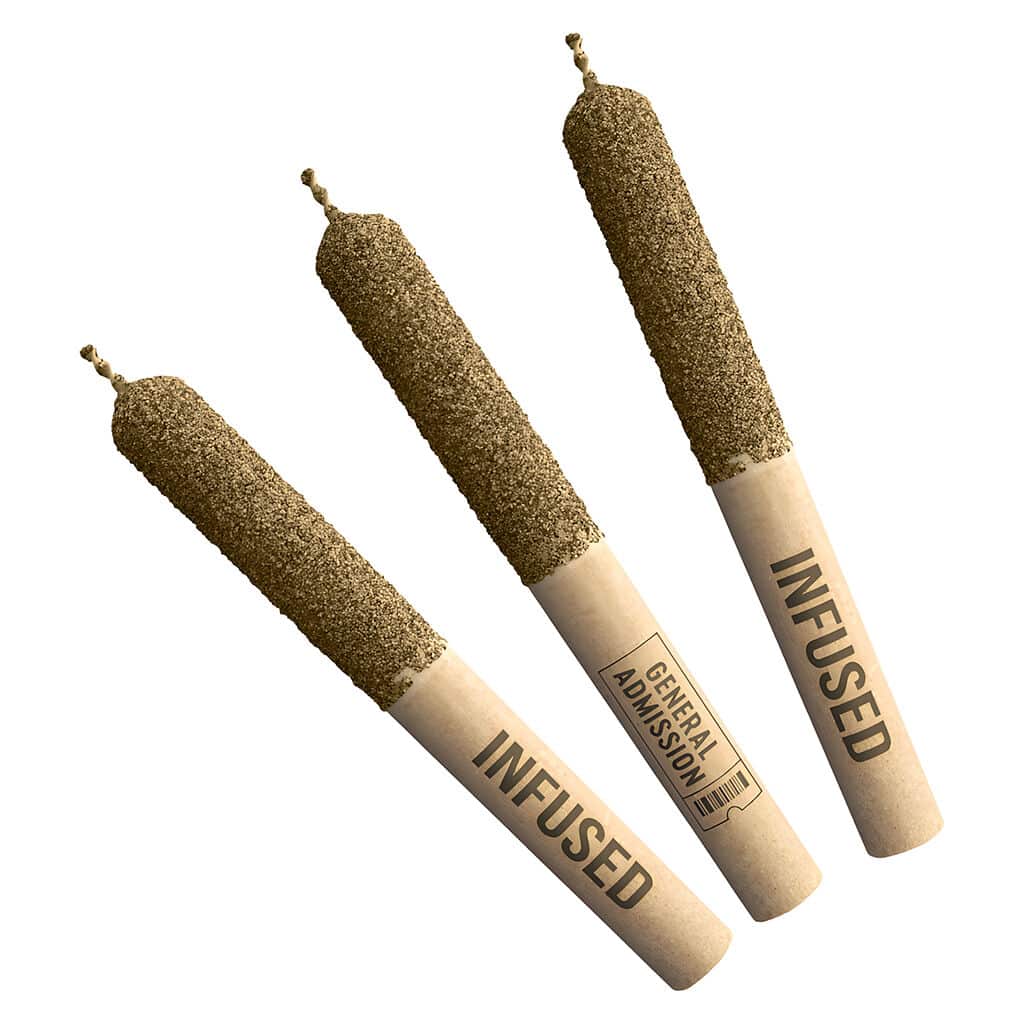 General Admission - Peach Rizz Diamond Infused Pre-Roll Sativa 3x0.5g