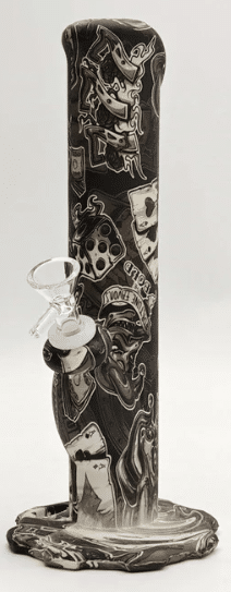 Fortune | 10" Hydrographic Silicone Waterpipe