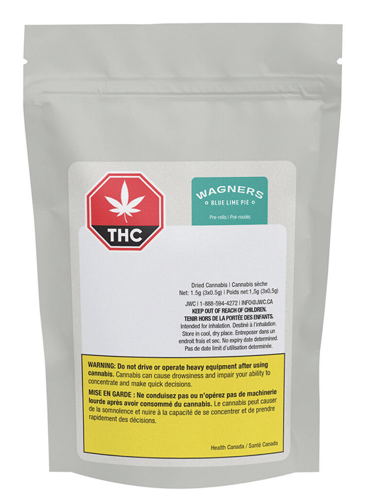 WAGNERS Blue Lime Pie Pre-Roll