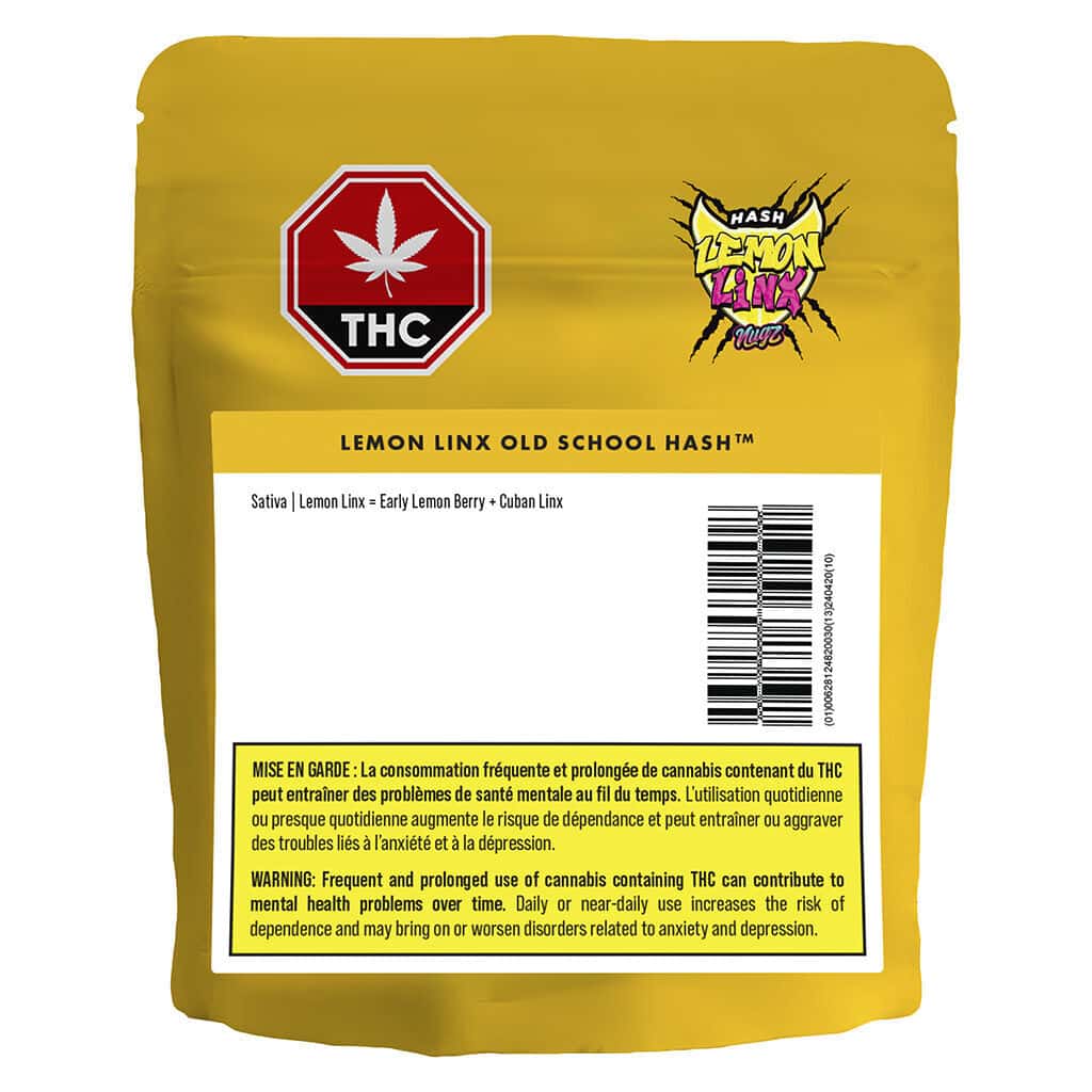 Nugz Hash - Lemon Linx Old School Hash Sativa 2g - Image 2