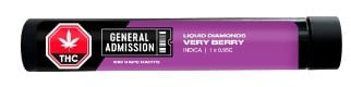 General Admission - Very Berry Liquid Diamonds 510 Thread Cartridge Indica 0.95g - Image 2