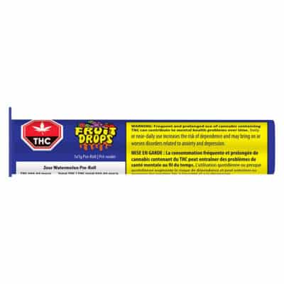 Fruit Drops - Zour Watermelon Pre-roll sativa 1x1g