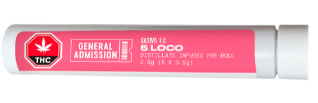 General Admission - 5 Loco Distillate Infused Pre-Roll Hybrid 5x0.5g