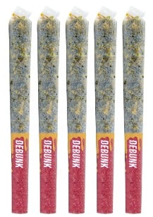 DEBUNK - Darts - Lemon Cherry GLTO Crushed Diamond Infused Pre-Roll Hybrid 5x0.5g