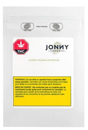 Jonny Chronic - Cherry Bomb 510 Thread Cartridge Sativa 1g - Image 2