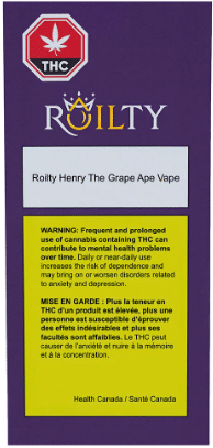 Roilty - Henry the Grape Ape 510 Cart - Image 2