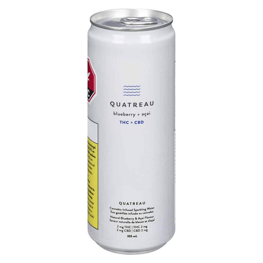 Quatreau - Blueberry Acai Sparkling Water