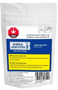 General Admission - Tiger Blood Milled Flower Indica 3.5g
