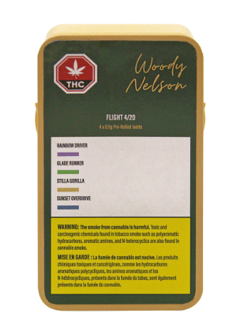 Woody Nelson - Flight 4/20 Variety Pack Pre-Roll Combo 4x0.5g