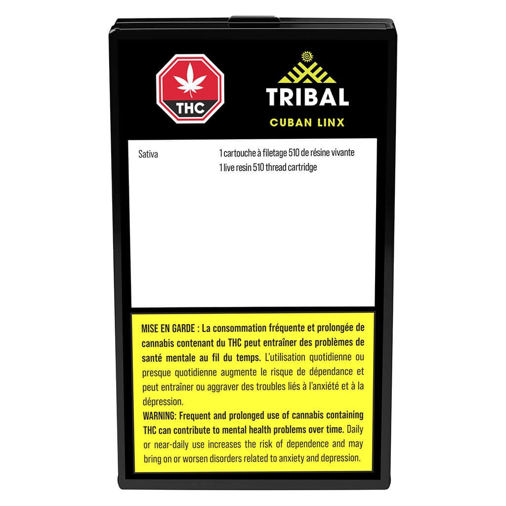 Tribal - Cuban Linx Live Resin 510 Thread Cartridge Sativa 1g - Image 2