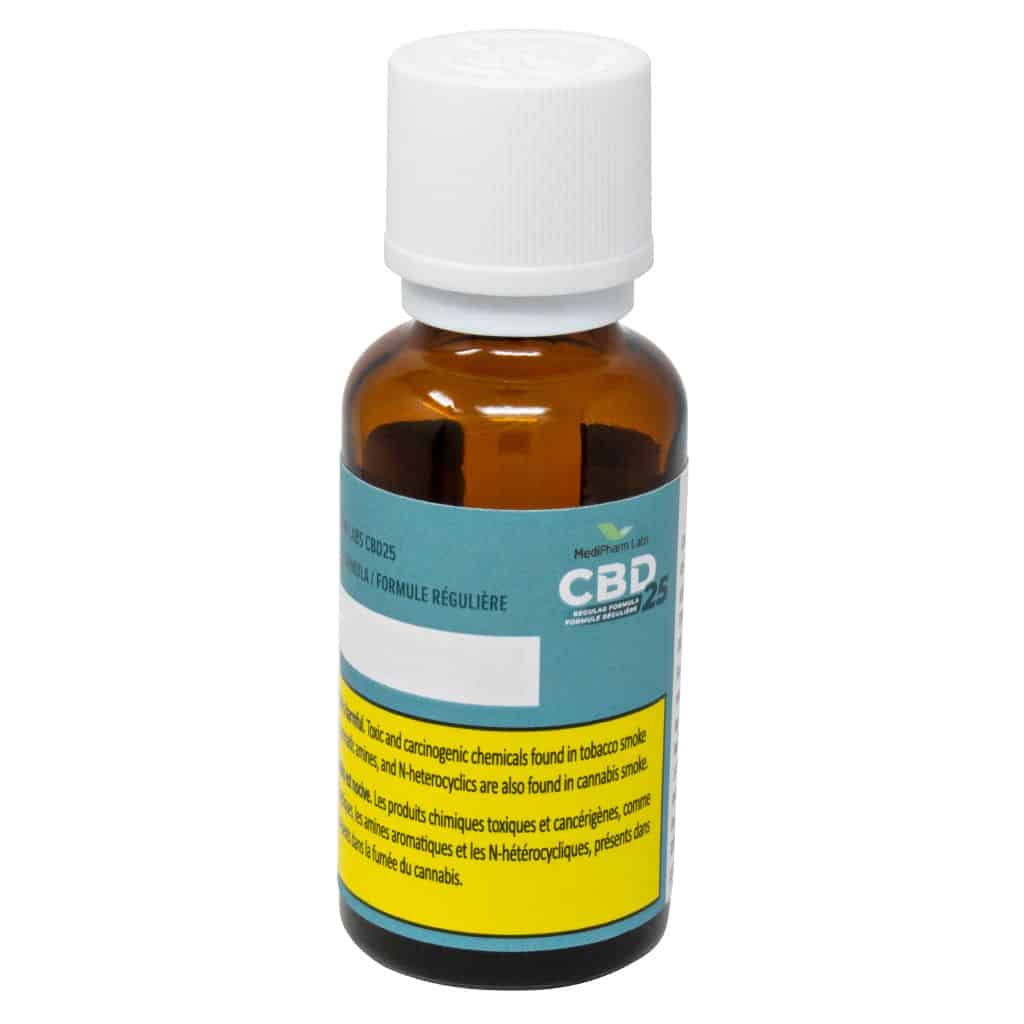 MediPharm Labs - CBD25 Regular Formula Oil - Image 2