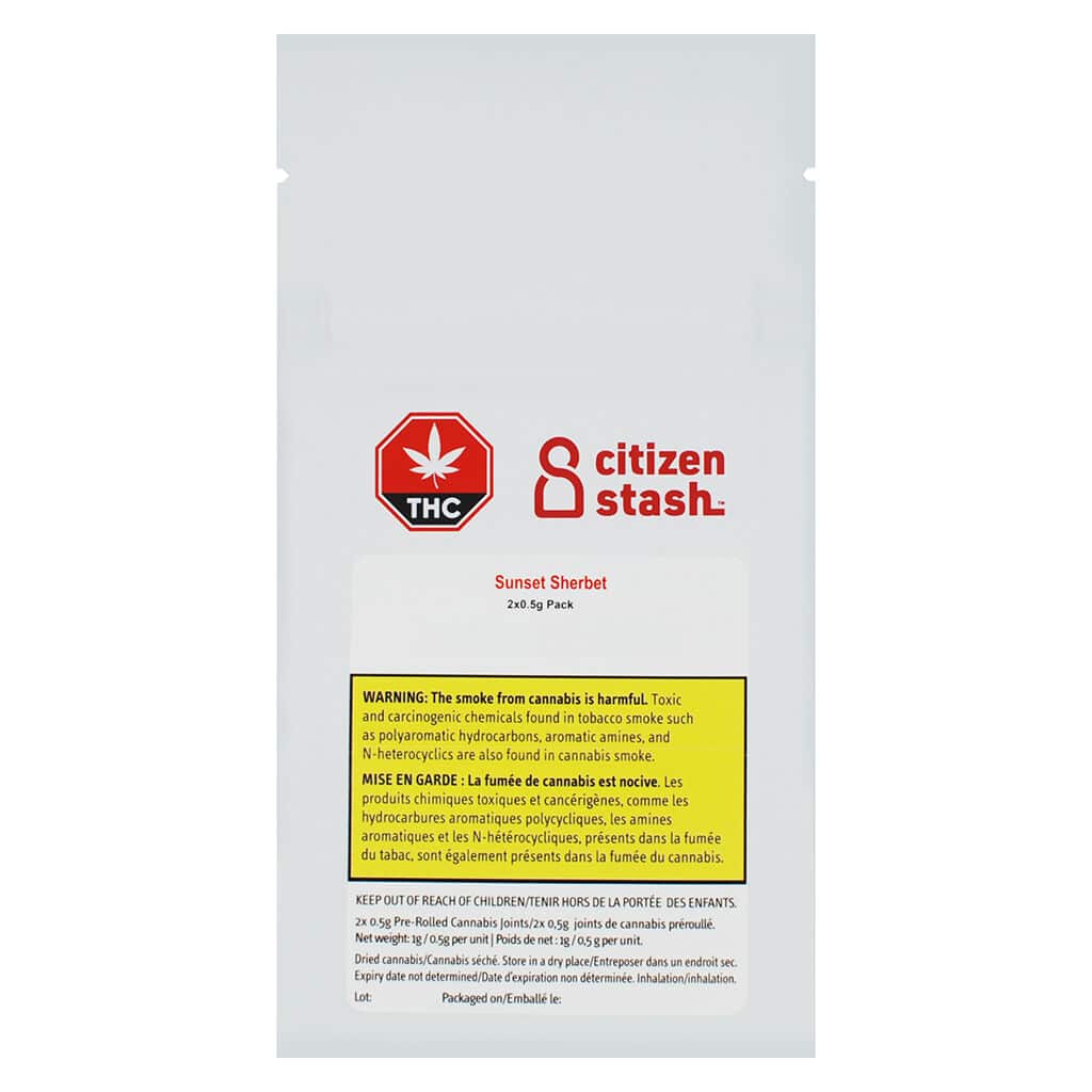 Citizen Stash - Sunset Sherbet Pre-Roll - Image 2