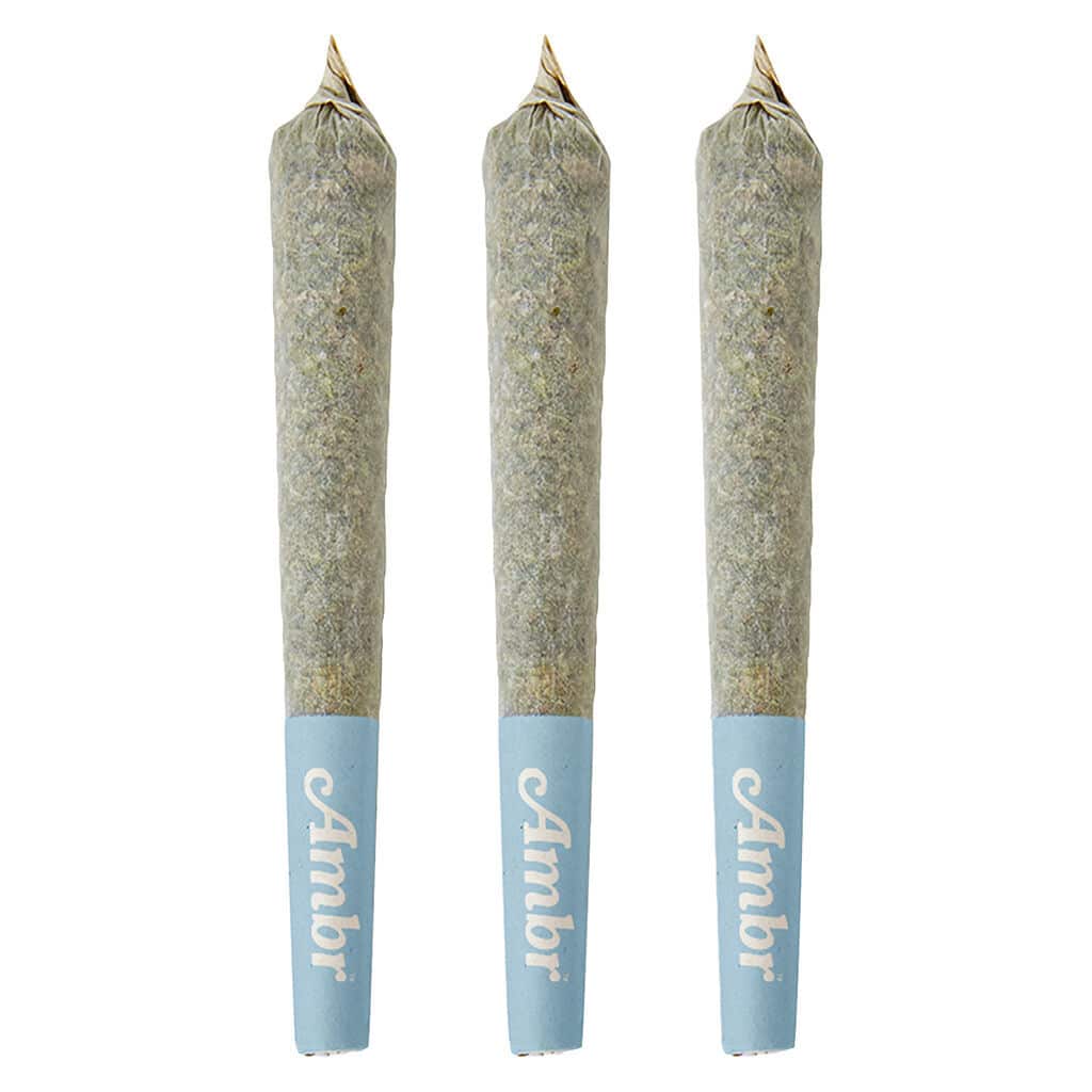 Ambr - Cherry Sour Liquid Diamond Infused Pre-Roll Pack Hybrid 3x0.5g