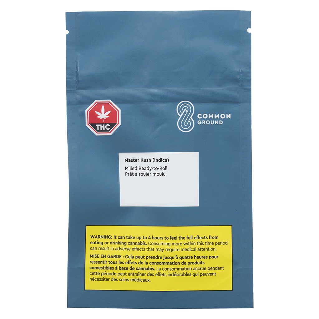 Common Ground - Master Kush Milled Ready to Roll