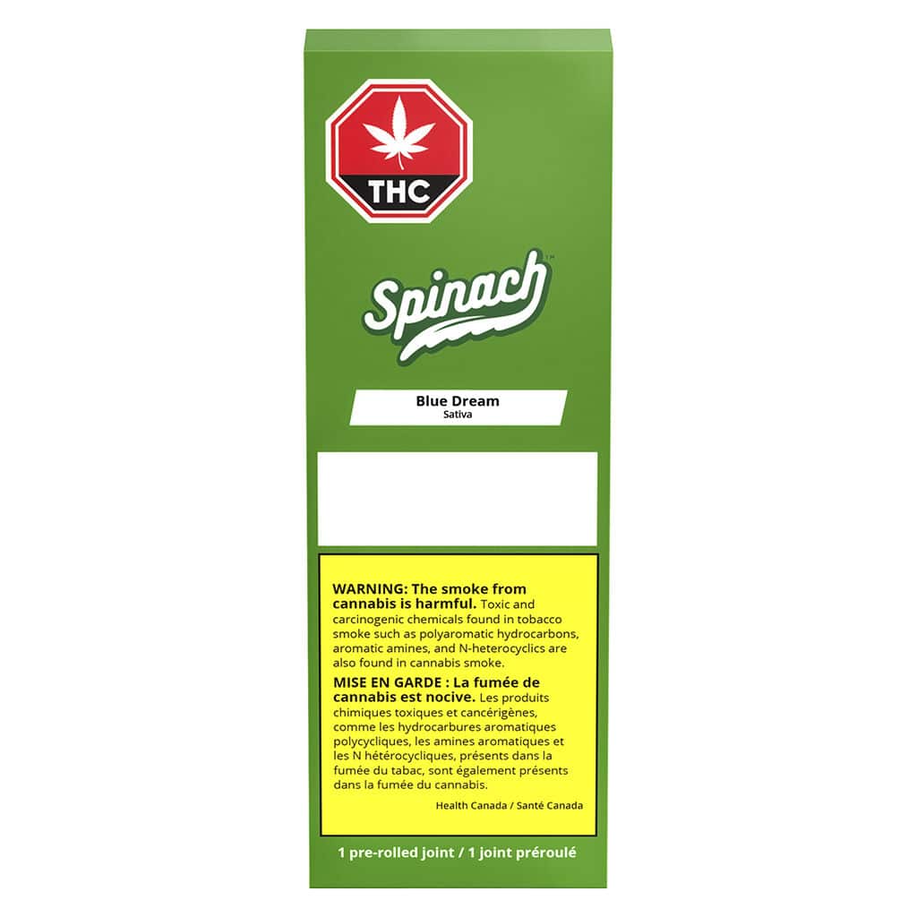 Spinach - Blue Dream Pre-Roll - Image 3