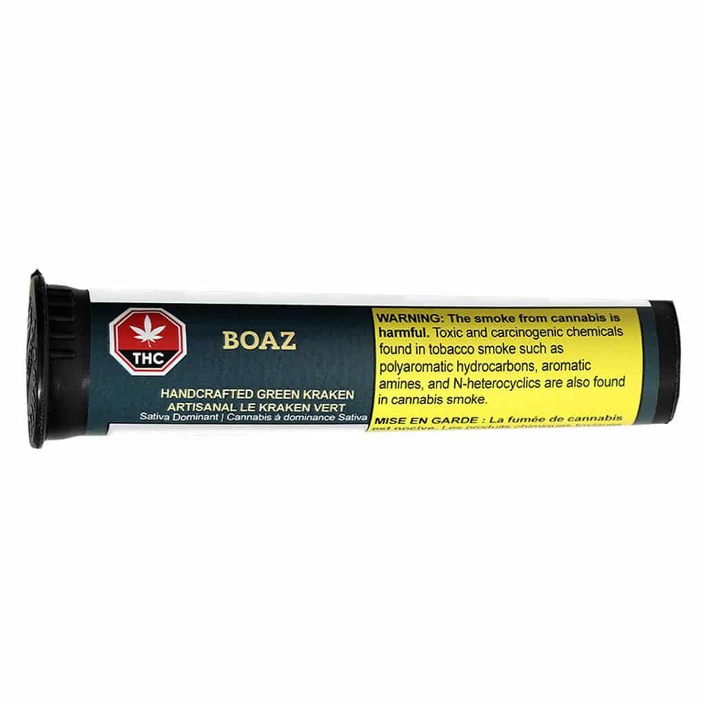 BOAZ - Handcrafted Green Kraken Pre-Roll - Image 2