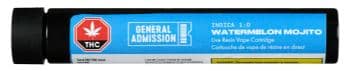 General Admission - Watermelon Mojito Live Resin 510 Thread Cartridge Indica 0.95g