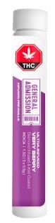 General Admission - Very Berry Diamond Infused Pre-Roll Indica 3x0.5g