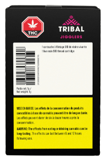 Tribal - JIGGLERS LIVE RESIN 510 Thread Cartridge Sativa 1g