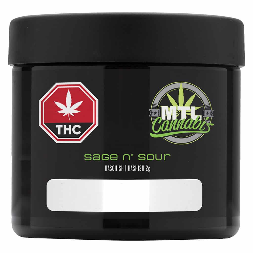 MTL Cannabis - Sage n' Sour Hash Sativa 2g - Image 2