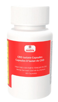 Naturally Nutra - CBD Isolate Capsules 60 caps