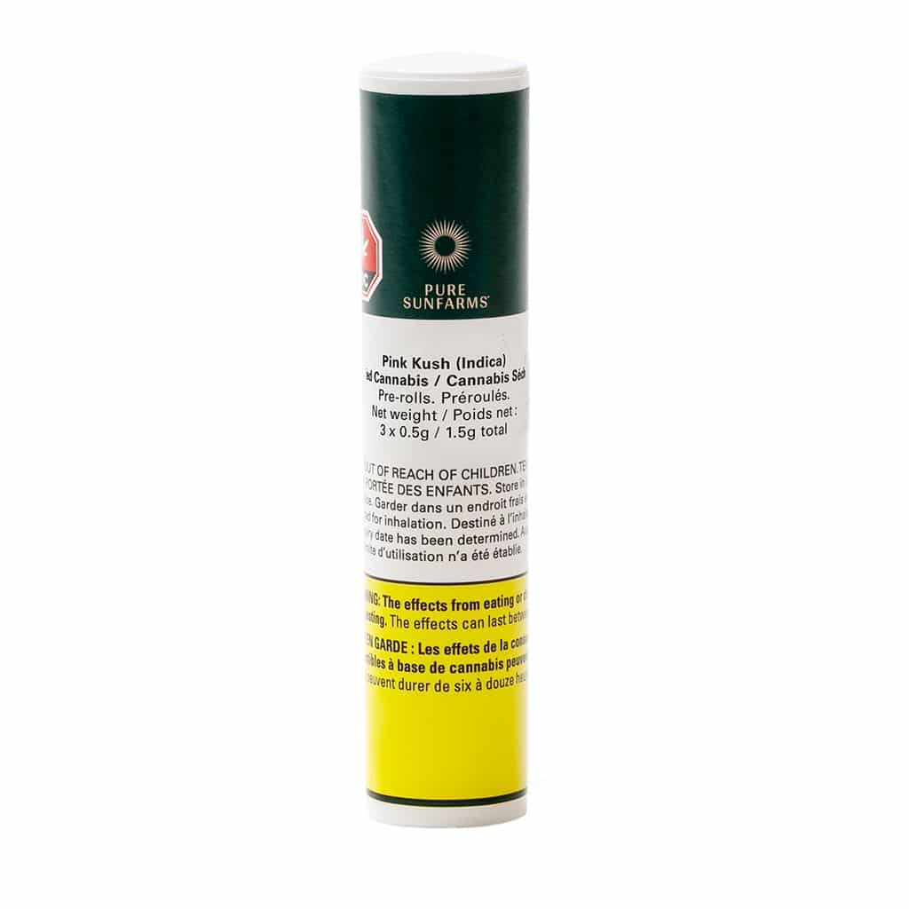 Pure Sunfarms - Pink Kush Pre-Roll - Image 2