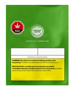 Back Forty - Pottle Caps Lemon Lime Soft Chews