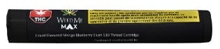 Weed Me Max - Liquid Diamond Mango Blueberry Slush 510 Thread Cartridge Hybrid 1g